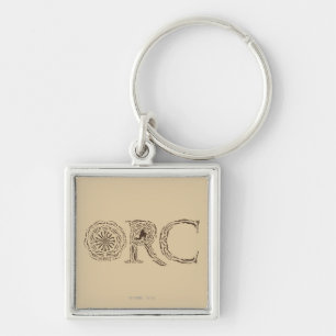 Orc Weapons Collage Key Ring