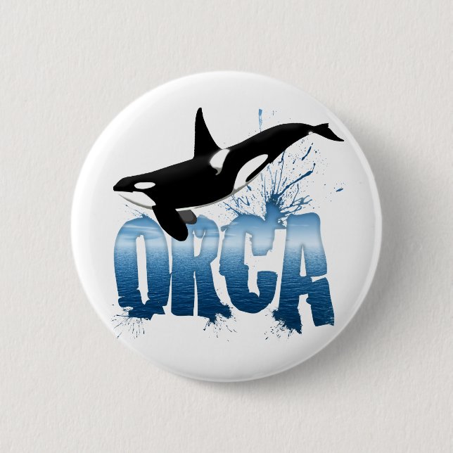 ORCA 6 CM ROUND BADGE (Front)