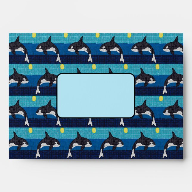 Orca (A7 greeting) - Envelope (Front)