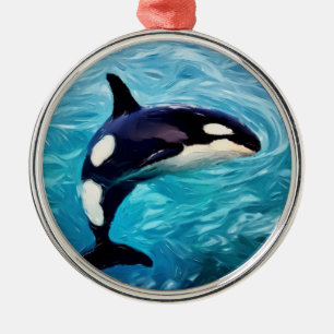 Orca Art Metal Tree Decoration