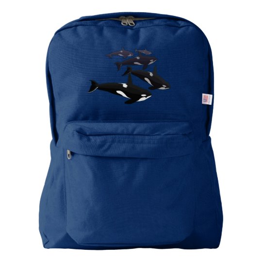 orca whale backpack