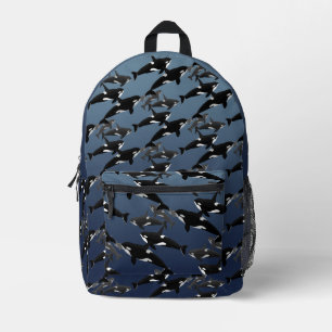 Orca Backpack Killer Whale School Bags Customise