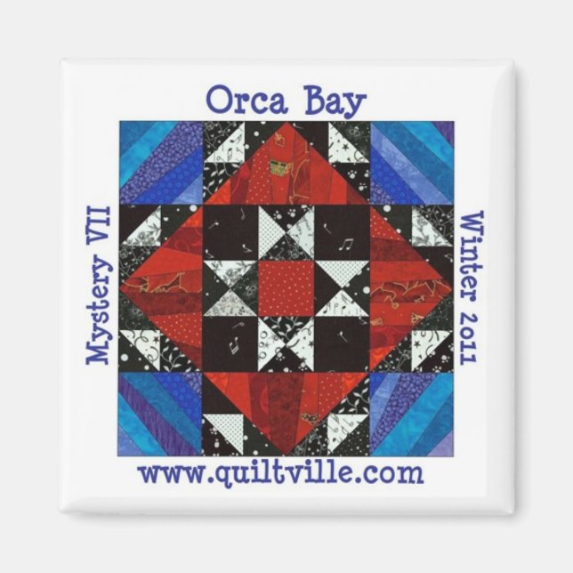 Orca Bay Mystery Quiltville Magnet (Front)
