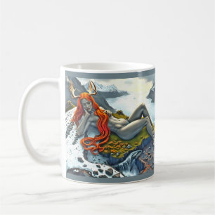 Orca Beneath the Goddess Coffee Mug