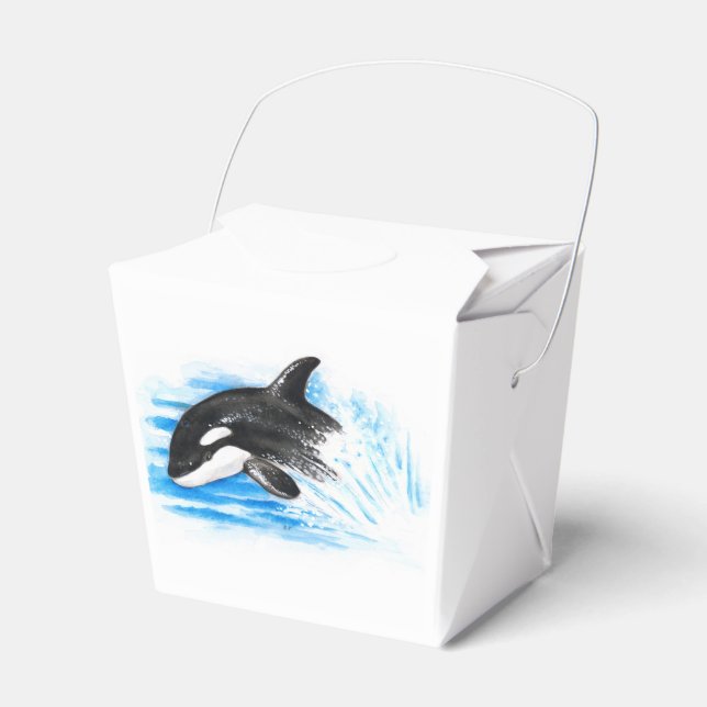 Orca Breaching Favour Box (Front Side)