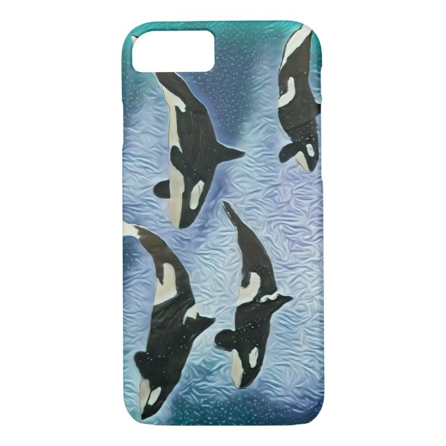 Orca Cellphone 1 Case-Mate iPhone Case (Back)