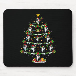 Orca Christmas Tree Lights Funny Sea Animal Orca W Mouse Mat