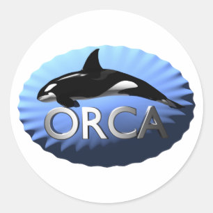 Orca Classic Round Sticker