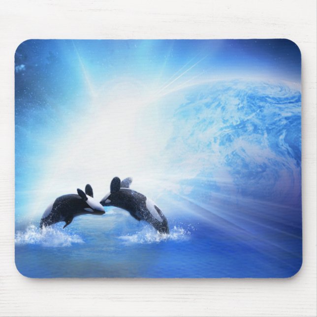 Orca Dance Mousepad (Front)