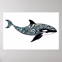 Orca doodle Small