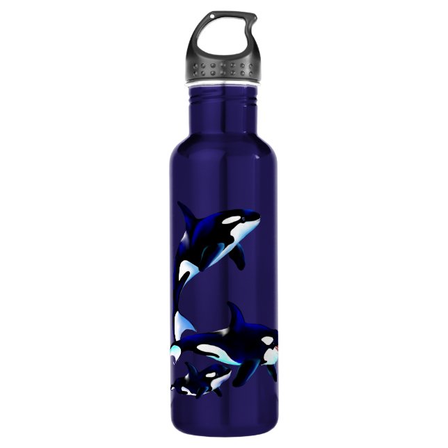 Orca Family 710 Ml Water Bottle (Front)
