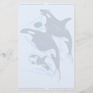 Orca Family Stationery