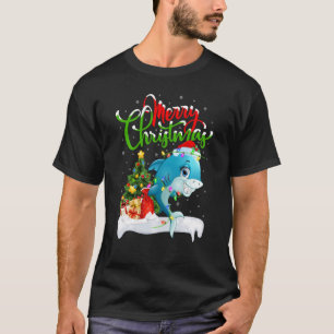 Orca Fish Lover Xmas Decorations Santa Orca Christ T-Shirt
