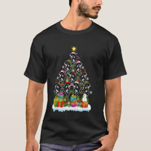 Orca Fish  Xmas Holiday  Orca Christmas Tree Long  T-Shirt