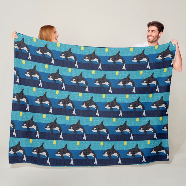 Orca - Fleece Blanket (In Situ)