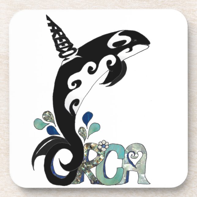Orca Freedom Art Coaster (Front)
