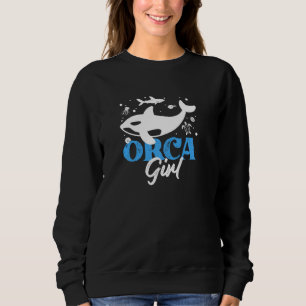 Orca Graphic For Women Girls Kids Whale Pul Hoodi Sweatshirt