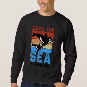 Orca Graphic For Women Men Kids Whale Long Sleeve Sweatshirt