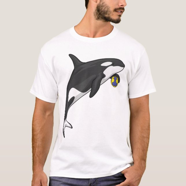 Orca Handball player Handball T-Shirt (Front)