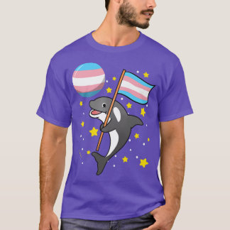Orca In Space Trans Pride Premium T-Shirt