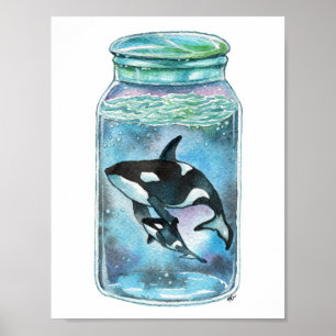 Orca in the Jar Poster
