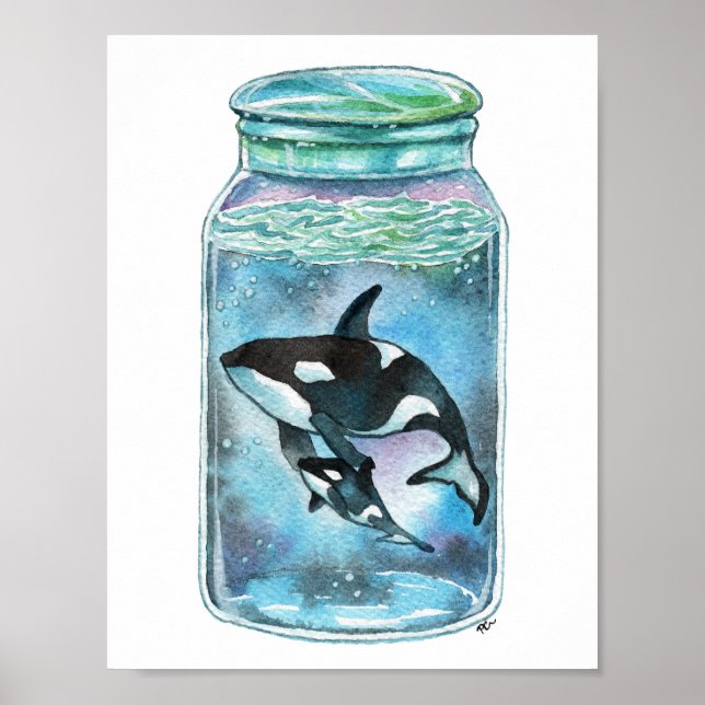 Orca in the Jar Poster (Front)