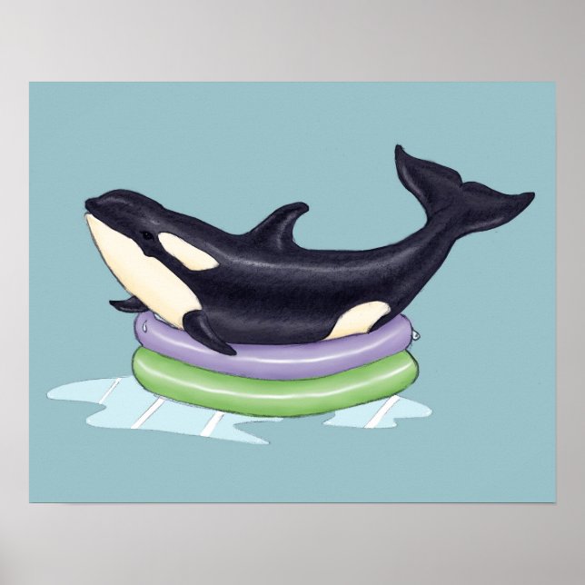 Orca kiddie pool poster (Front)