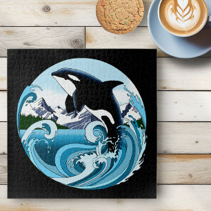 Orca Killer Whale Blue Ocean  Jigsaw Puzzle