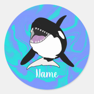 Orca Killer Whale Classic Round Sticker