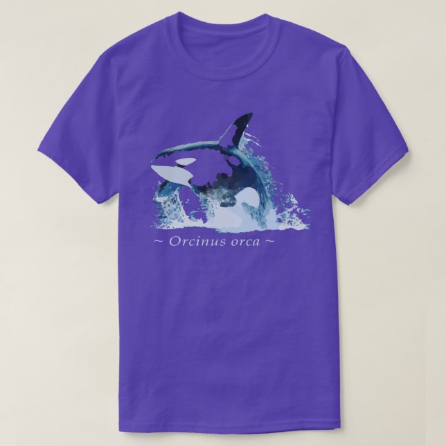 Orca Killer Whale Dolphin Marine Science Biologist T-Shirt (Design Front)