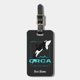 Orca Killer Whale for a girl who just loves Orcas Luggage Tag