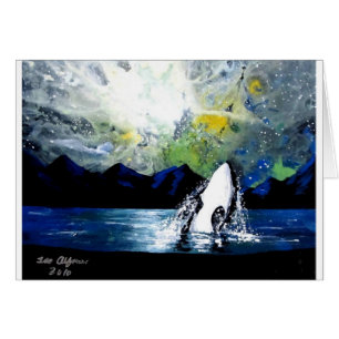 ORCA KILLER WHALE HAVING FUN IN THE SUN