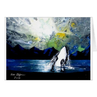 ORCA KILLER WHALE HAVING FUN IN THE SUN