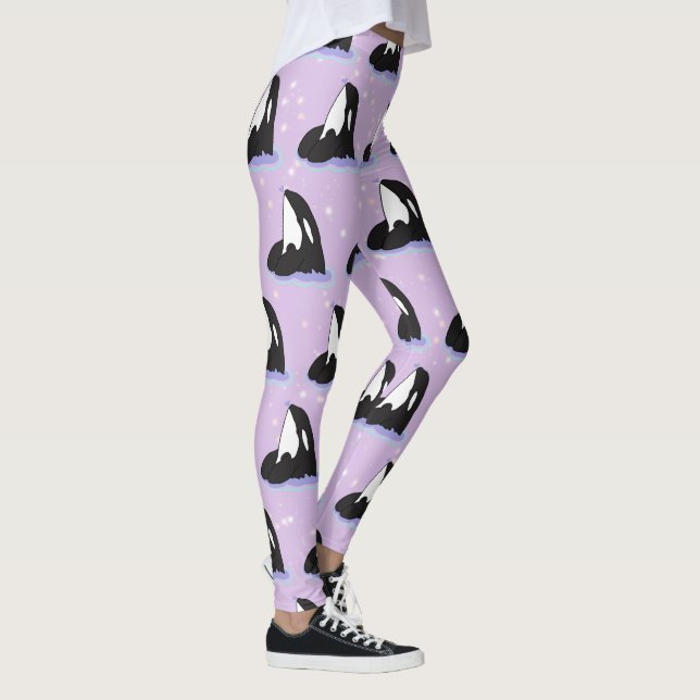 Orca Killer Whale  Leggings (Right)