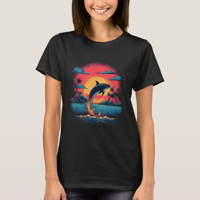 Orca Killer Whale  Men Women Boys Girls Orca Graph T-Shirt (Front)