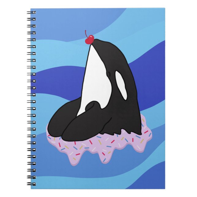 Orca Killer Whale  Notebook (Front)