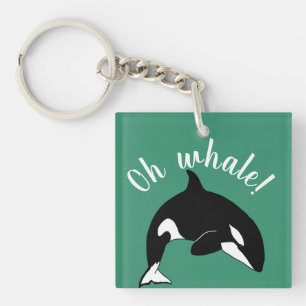 Orca Killer Whale- oh whale! Key Ring