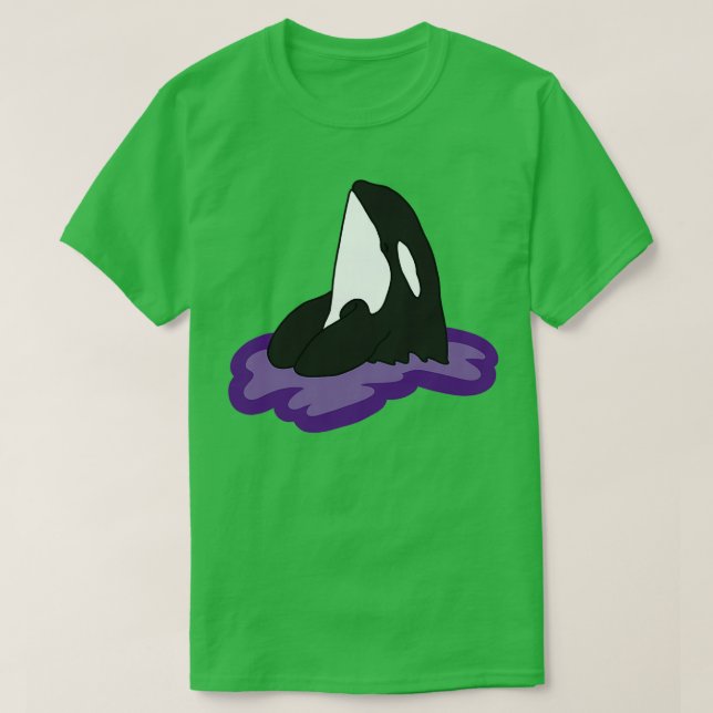 Orca Killer Whale Pattern T-Shirt (Design Front)