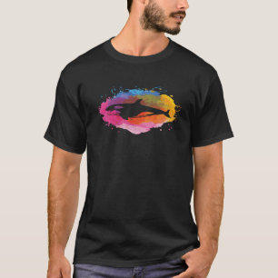 Orca Killer Whale Retro Vintage 80S Style Gift T-Shirt