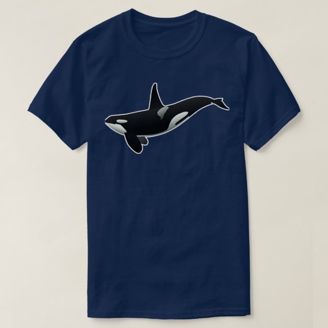 Orca Killer Whale Sea Panda Save The 1 T-Shirt (Design Front)