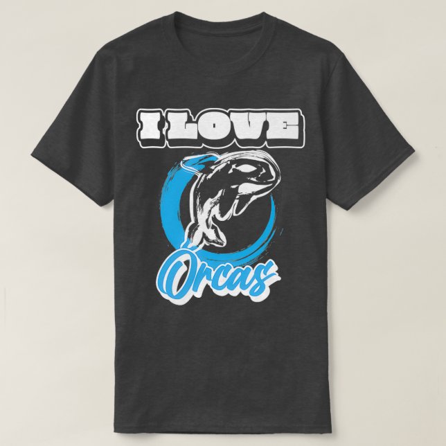 Orca Killer Whale Sea Wolf T-Shirt (Design Front)