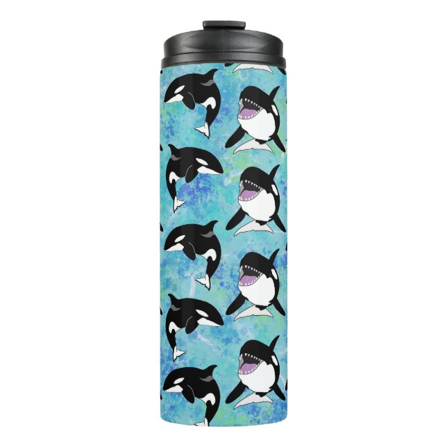 Orca Killer Whale  Thermal Tumbler (Front)