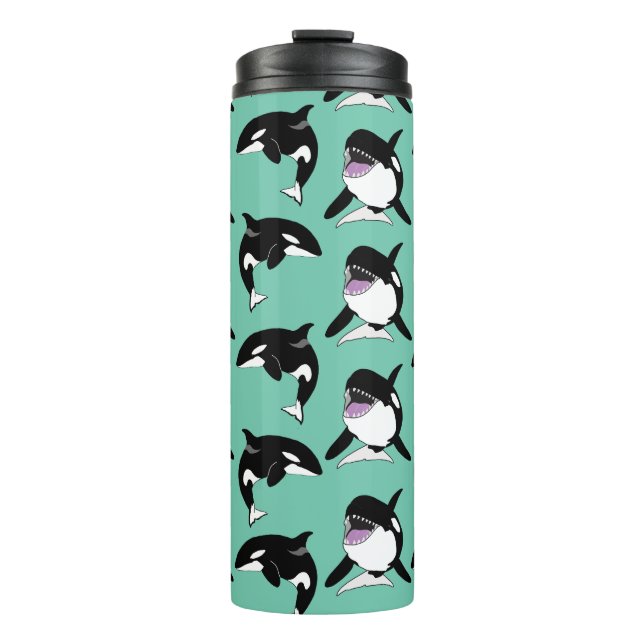 Orca Killer Whale  Thermal Tumbler (Front)