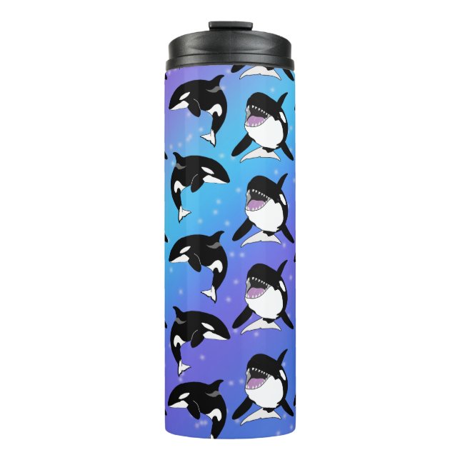 Orca Killer Whale  Thermal Tumbler (Front)