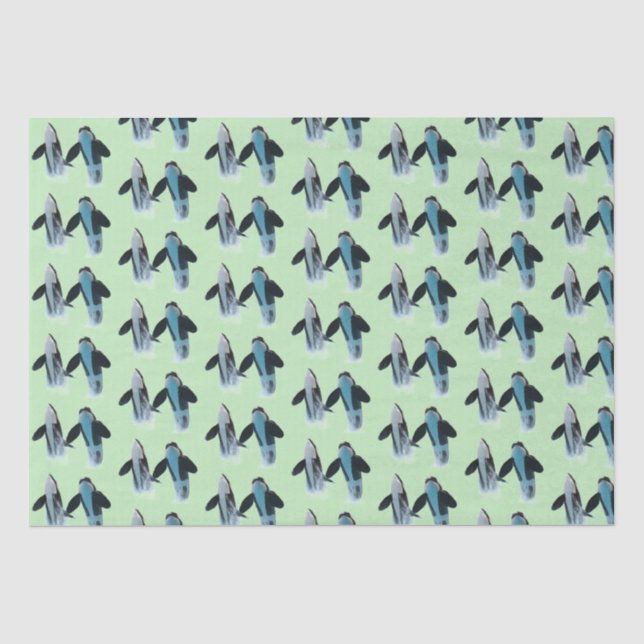 Orca / Killer Whale Tissue Paper  (Front)