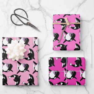 Orca Killer Whale Wrapping Paper Sheet