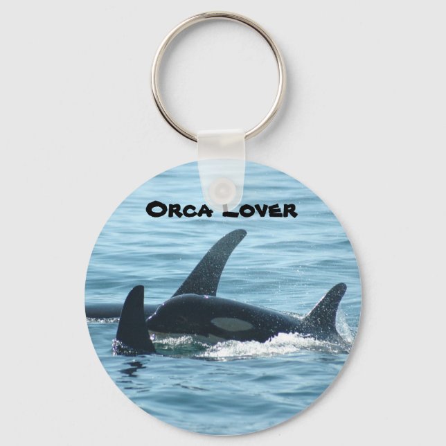 Orca Lover Keychain (Front)
