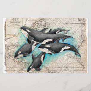 Orca Map Atlas Stationery