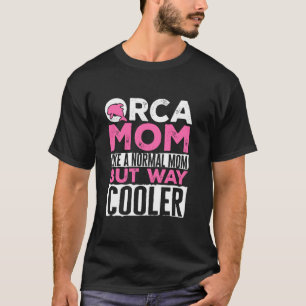 Orca Mom Graphic For Women Girls Moms Whale Long S T-Shirt