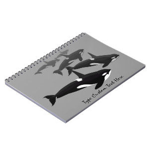 Orca Notebook Personalised Killer Whale Journal